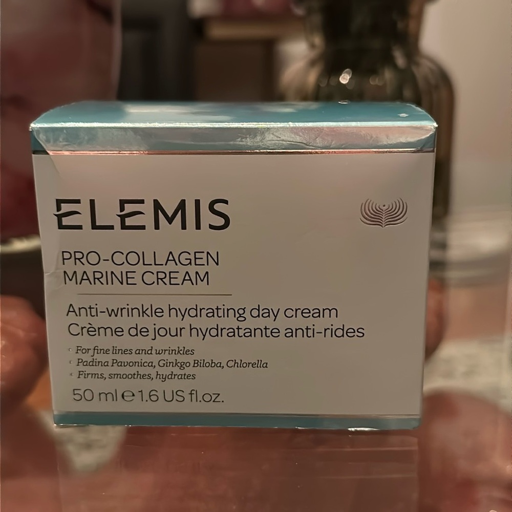 Unopened Elemis pro-collagen marine cream. Hydrating day cream.